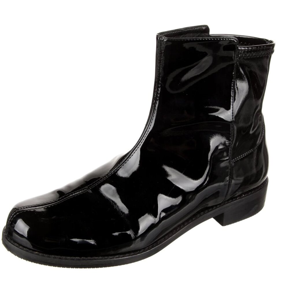 Stuart Weitzman Patent Leather Chelsea Boots Size 8.5